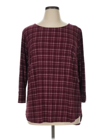 Liz Claiborne 3/4 Sleeve T-Shirt (view 1)