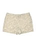 Ann Taylor LOFT Paisley Ivory Shorts Size 2 - photo 1