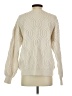 Line & Dot Solid Ivory Pullover Sweater Size S - photo 2