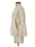 Line & Dot Solid Ivory Pullover Sweater Size S - photo 5