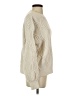 Line & Dot Solid Ivory Pullover Sweater Size S - photo 4