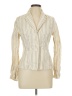 Kenar 100% Cotton Stripes Ivory Blazer Size 10 - photo 1