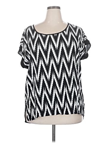 Eyeshadow Short Sleeve Blouse (view 1)