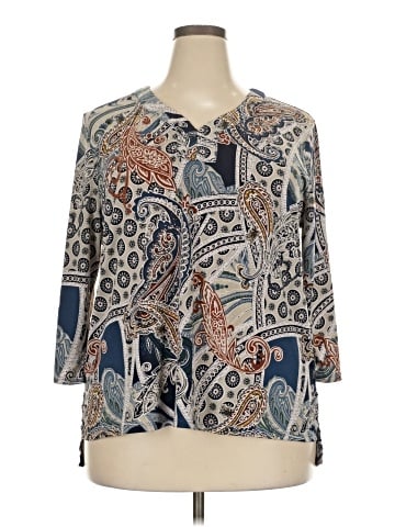 SJS 3/4 Sleeve Blouse (view 1)