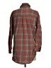 Love Notes 100% Cotton Plaid Brown Long Sleeve Button-Down Shirt Size S - photo 2