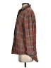 Love Notes 100% Cotton Plaid Brown Long Sleeve Button-Down Shirt Size S - photo 5
