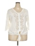 Solitaire 100% Rayon Ivory 3/4 Sleeve Blouse Size 2X - photo 1