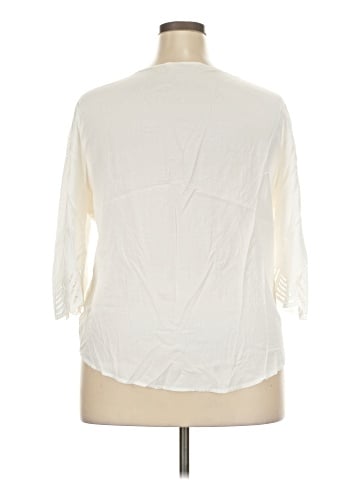 Solitaire 3/4 Sleeve Blouse (view 2)