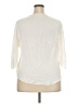 Solitaire 100% Rayon Ivory 3/4 Sleeve Blouse Size 2X - photo 2