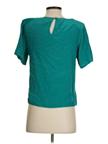 Erika Short Sleeve Silk Top (view 2)