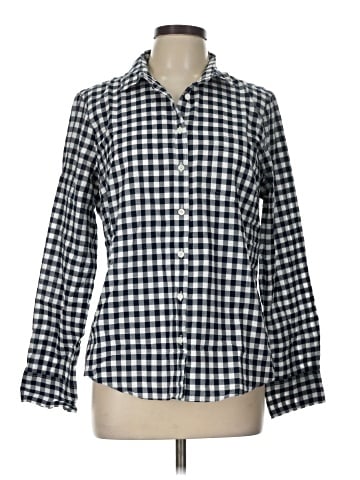 J.Crew Factory Store Long Sleeve Button-Down Shirt (view 1)