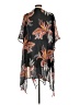 Ultra Pink 100% Rayon Black Kimono One size - photo 2
