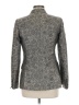 Max Mara 100% Polyester Paisley Gray Tan Blazer Size 8 - photo 2