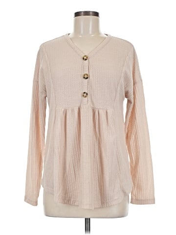 Shein Long Sleeve Henley (view 1)