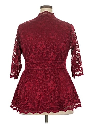 Kiyonna 3/4 Sleeve Blouse (view 2)