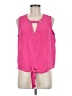 Ninety 100% Polyester Pink Sleeveless Blouse Size M - photo 1