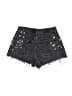 Forever 21 Hearts Black Denim Shorts Size 26 waist - photo 2