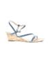 Unisa Blue Wedges Size 8 1/2 - photo 1