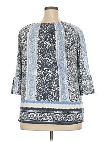 Fred David 3/4 Sleeve Blouse (view 2)