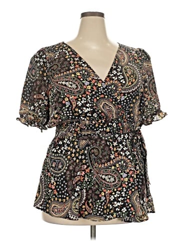 Torrid Short Sleeve Blouse (view 1)