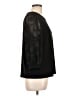 CeCe 100% Polyester Black 3/4 Sleeve Top Size L - photo 4