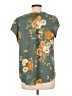 Fun2Fun Floral Green Short Sleeve Blouse Size L - photo 2