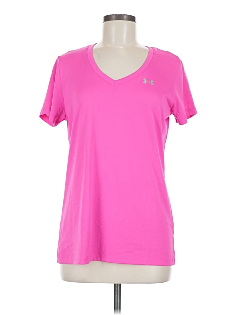 Pre-owned Under Armour Active T-shirt In Pink