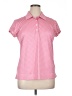 Adidas Polka Dots Pink Short Sleeve Blouse Size XL - photo 1