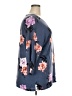 Torrid Floral Blue Pullover Sweater Size 2X Plus (2) - photo 4