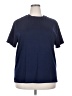 H&M 100% Baumwolle Blue Short Sleeve Top Size XXL - photo 1
