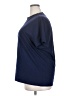 H&M 100% Baumwolle Blue Short Sleeve Top Size XXL - photo 5