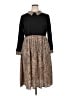 BLOOMCHIC Animal Print Brown Casual Dress Size 14 - photo 1