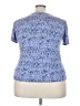 Nine West Blue Short Sleeve Top Size XXL - photo 2