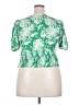 ABound Green Short Sleeve Blouse Size XXL - photo 2