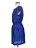 Gap 100% Polyester Solid Blue Casual Dress Size S - photo 5