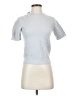 Bianco & Blu Silver Short Sleeve Turtleneck Size S - photo 1