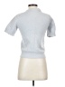 Bianco & Blu Silver Short Sleeve Turtleneck Size S - photo 2