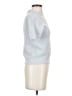 Bianco & Blu Silver Short Sleeve Turtleneck Size S - photo 4