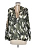 Casting 100% Polyester Green Long Sleeve Blouse Size Med (2 or M) - photo 2