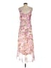 Lulus 100% Polyester Floral Pink Cocktail Dress Size M - photo 2