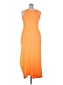 ChicMe Orange Cocktail Dress Size XXL - photo 2