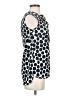 Merona Polka Dots Black Sleeveless Button-Down Shirt Size S - photo 4