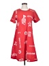 Jostar Graphic Red Casual Dress Size S - photo 1