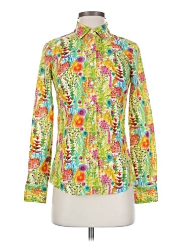 Liberty Art Fabrics for J.Crew Long Sleeve Blouse (view 1)