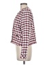 Ann Taylor Checkered-gingham Burgundy Blazer Size 6 - photo 5