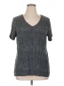 Apt. 9 Tweed Gray Short Sleeve T-Shirt Size XL - photo 1