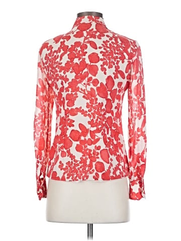 Tory Burch Long Sleeve Silk Top (view 2)