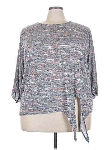 Bobeau 3/4 Sleeve Top (view 1)