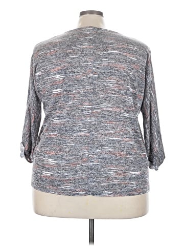 Bobeau 3/4 Sleeve Top (view 2)