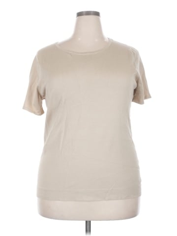 August Silk Short Sleeve Top (view 1)